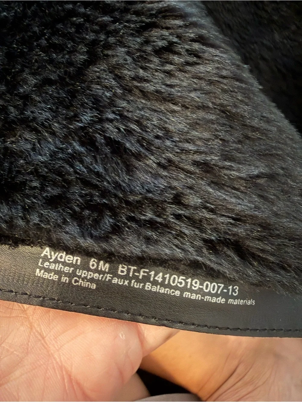 Women's Black Suede Faux-Fur Tall Winter Boots
